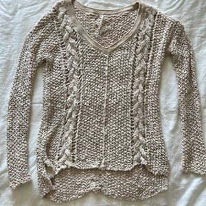Free people cream sweater